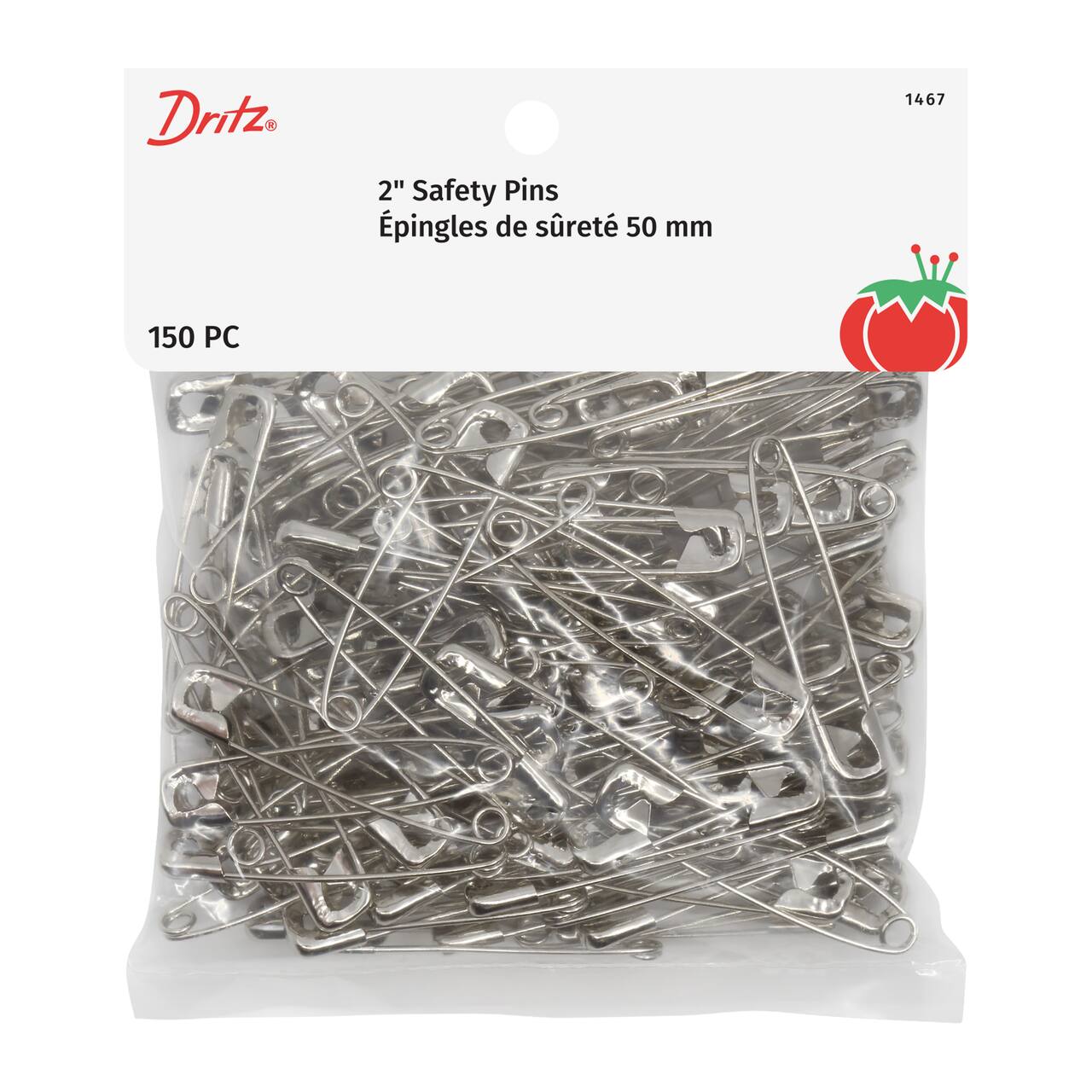 Dritz® 2" Nickel-Plated Steel Safety Pins, 150ct.